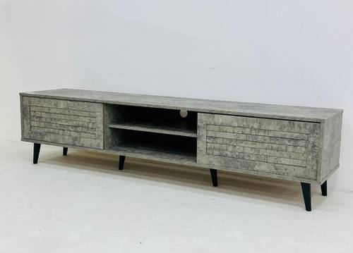 وحدة تلفزيون- 180×40×45سم-رمادى