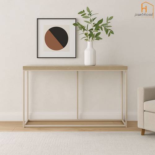  مدخل استقبال - 80*40*130 سم -  حجري بيج 