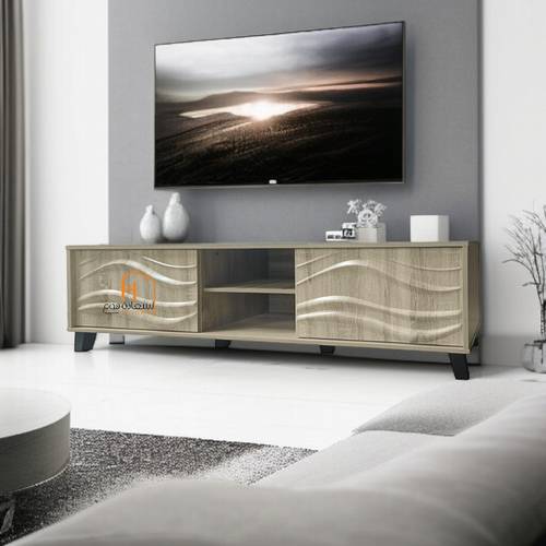 طاوله تلفزيون بلازما -  180X40X45 سم - خشبي
