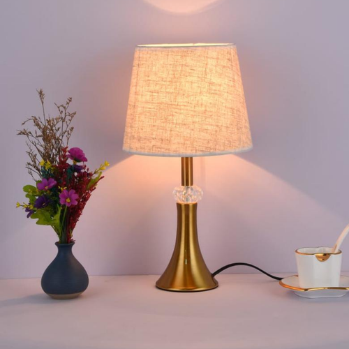   مصباح طاوله ذهبى 35×62 سم