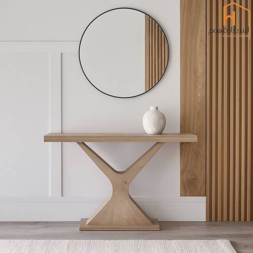 مدخل استقبال خشب - 80x120x40 سم 