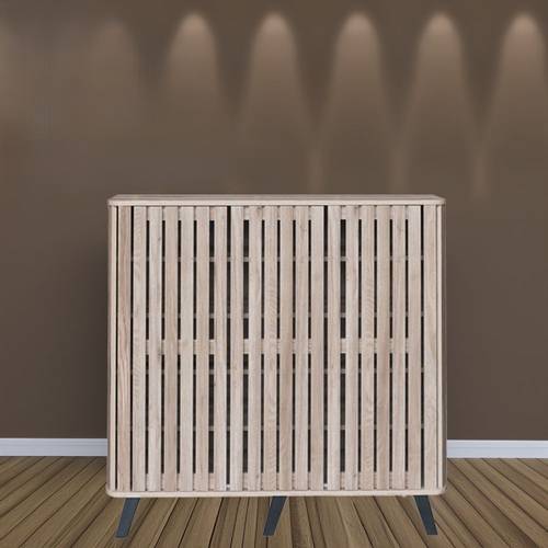 دولاب أحذية متعدد الأغراض 120×35×110- بيج