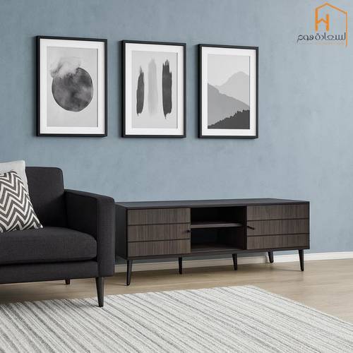 وحدة تلفزيون- 180×40×45 سم-بني 