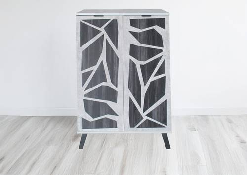  دولاب أحذية متعدد الأغراض 80×35×110- رمادى