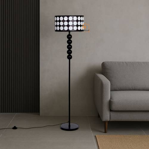  مصباح ارضى معدنى اسود - 160×40