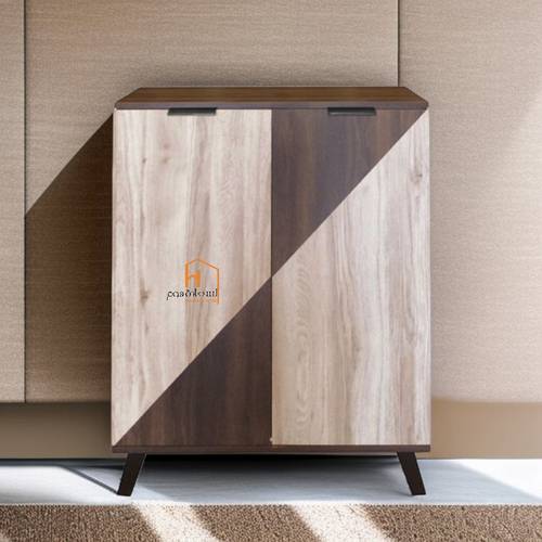دولاب أحذية متعدد الأغراض - 2 باب - 110x35x80 - سم