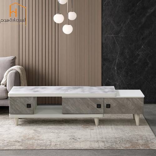 وحدة تلفزيون- 130×45×40 سم-رمادى 
