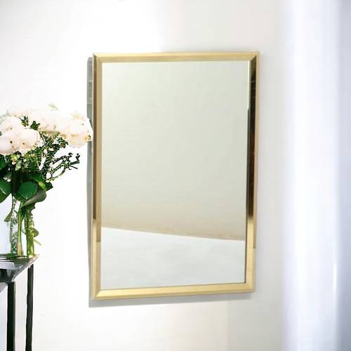 مرأة حائط   اطار ذهبى 70×50سم