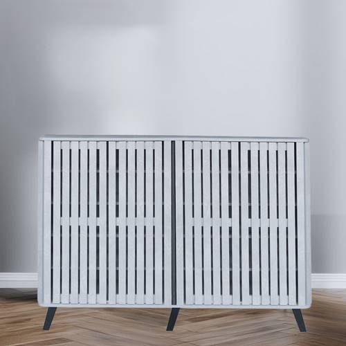 دولاب أحذية متعدد الأغراض 160×35×110- رمادى فاتح 
