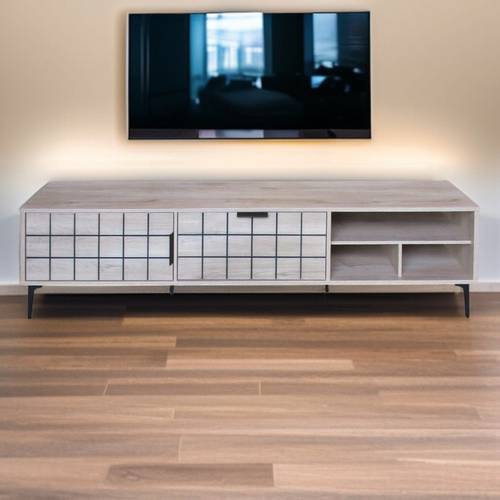 طاوله تلفزيون بلازما بتصميم حديث-  180X40X45 سم 