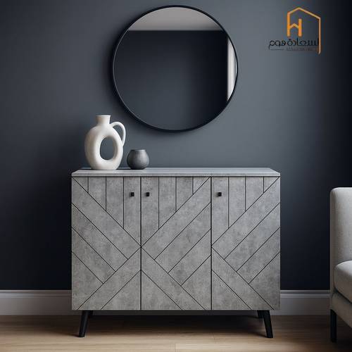 دولاب احذية متعدد الاستخدام-120*34*90-رمادى 