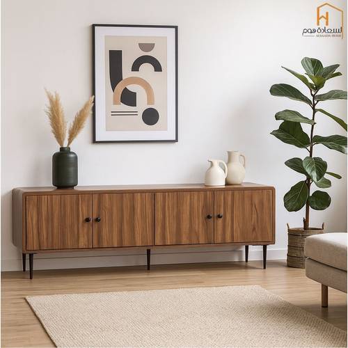 وحدة تلفزيون- 180×40×54 سم- بني