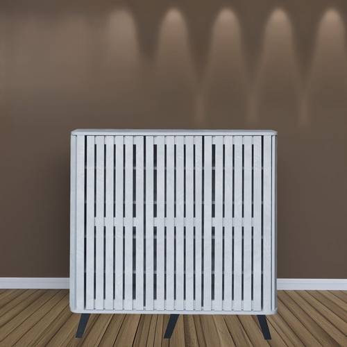 دولاب أحذية متعدد الأغراض 120×35×110- رمادى فاتح
