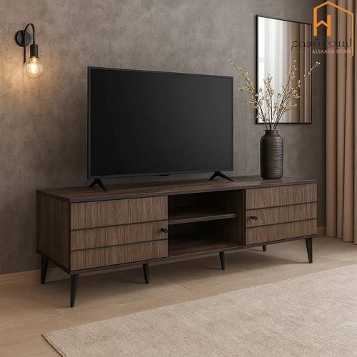 وحدة تلفزيون- 160×40×45 سم-بني