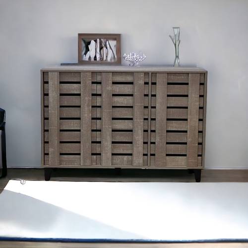 دولاب أحذية – بني فاتح - 120x80x30 سم