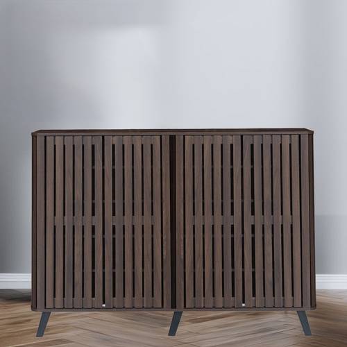 دولاب أحذية متعدد الأغراض 160×35×110- بني