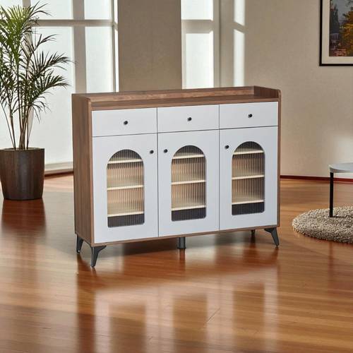  دولاب أحذية متعدد الأغراض 120×35×95- بني