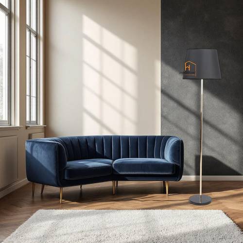  مصباح ارضى معدنى اسود - 150×30