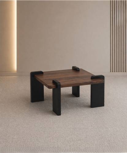 طاولة شاي مفرد  - BROWN - م 40*80*80 سم 