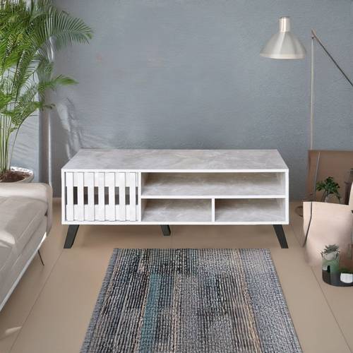  وحدة تلفزيون- 120×40×45سم- بيج