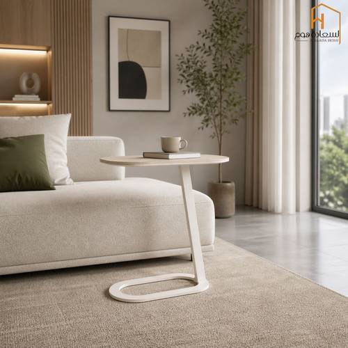 طاولة سيراميك مفرد - خشبي- 60*30*60 سم