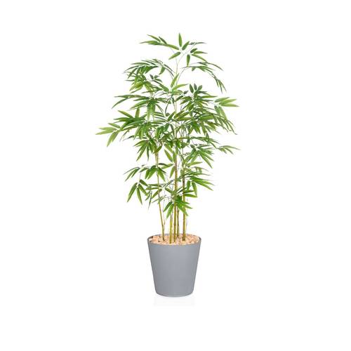 شجره بامبو حوض بلاستيك - 150 سم 