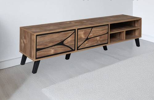  وحدة تلفزيون- 180×40×45سم- بني فاتح 
