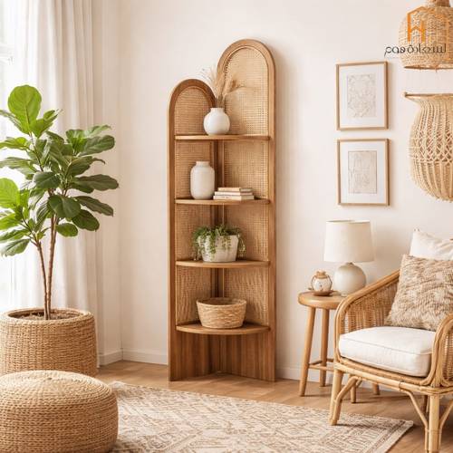 استاند مع بارتشن - بني - 40×40×180سم 