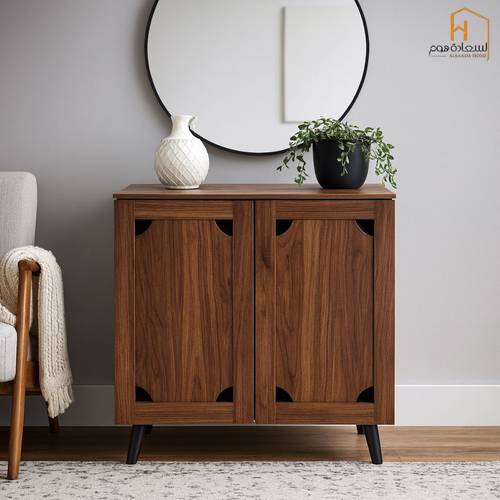 دولاب احذية متعدد الاستخدام-90*80- بني
