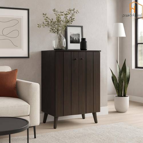 دولاب احذية متعدد الاستخدام-91*34*60-بني 