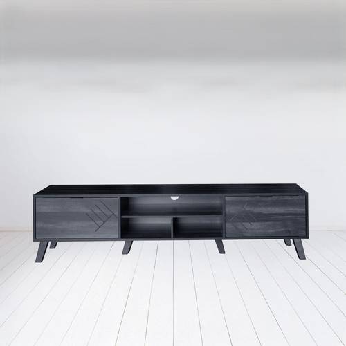  وحدة تلفزيون- 160×40×45سم-اسود