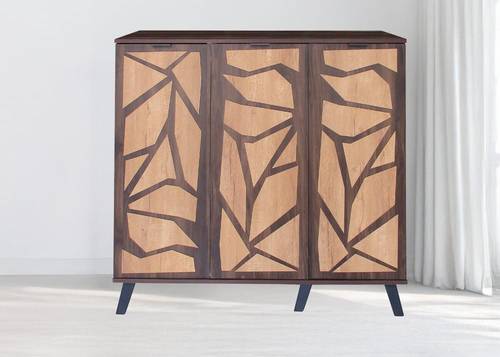  دولاب أحذية متعدد الأغراض 120×35×110-بيج