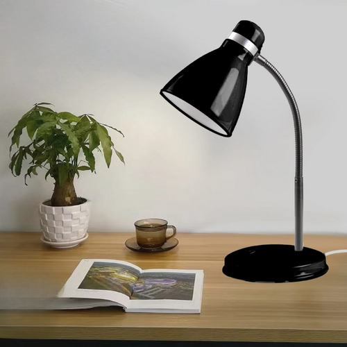    مصباح طاوله اسود 13×38 سم