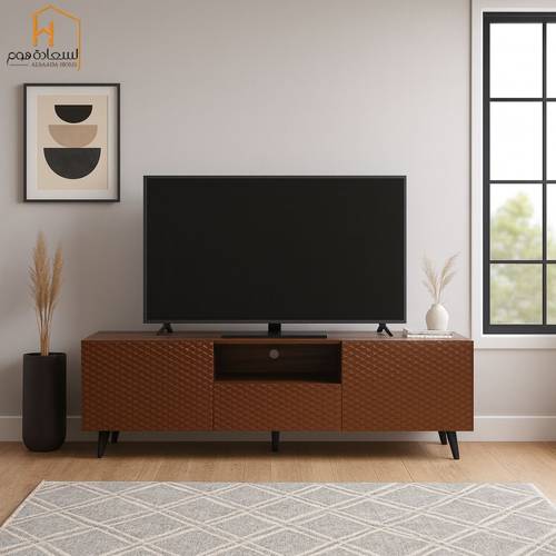 وحدة تلفزيون- 160×40×61 سم-بني