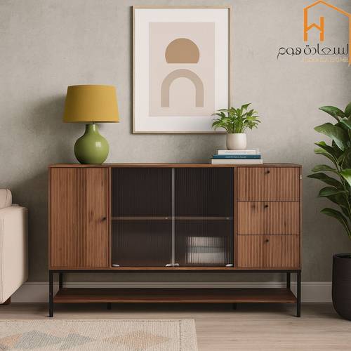 دولاب بوفيه متعدد الاغراض - 90X40X160 سم-كوفي