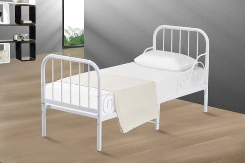 هيكل سرير حديد اطفال -170X70سم -ابيض