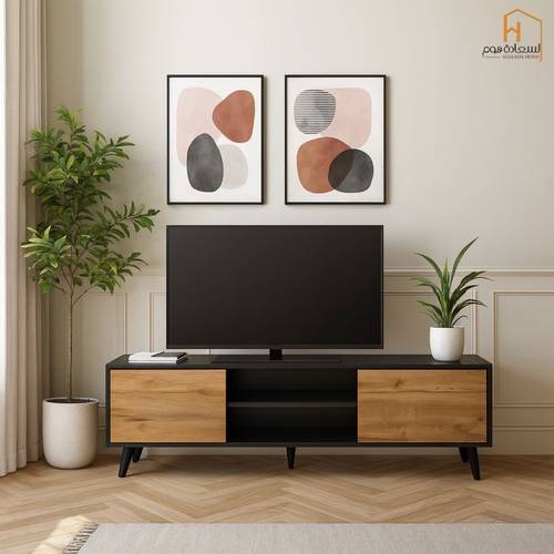 وحدة تلفزيون- 160×40×57سم- اسود