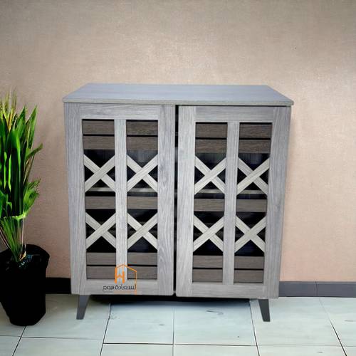 دولاب أحذية متعدد الأغراض - 2 باب - 93x40x80 - سم