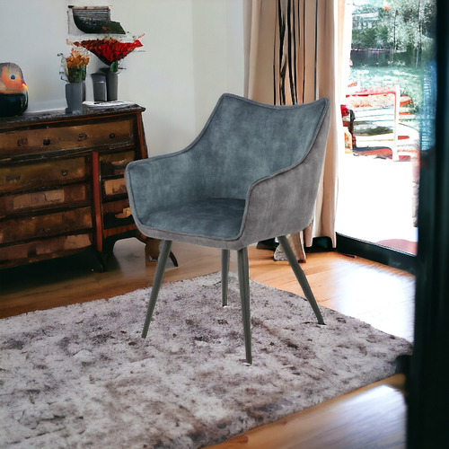  كرسي   مخمل  مفرد   77x45x45 سم