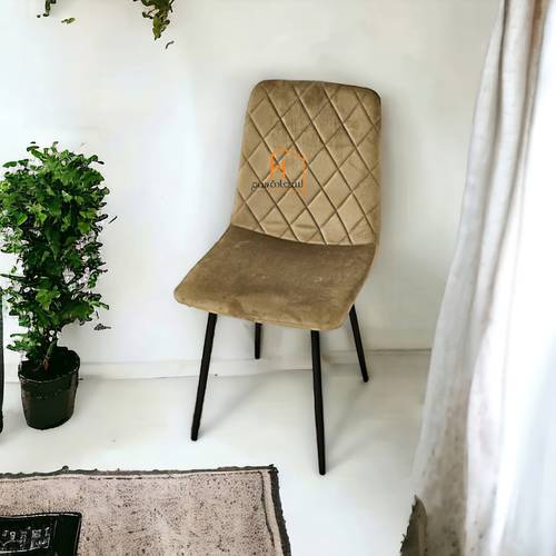 كرسي مفرد  - 45×47×80 سم - بني فاتح