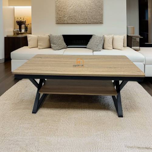 طاولة خدمة مفرد خشب - 110X60X46 سم - خشبي