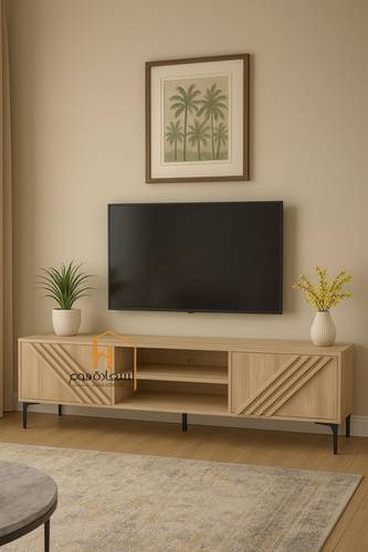 وحدة تلفزيون- 160×40×45سم- بيج