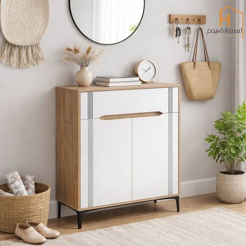دولاب احذية- 2 باب -75*30*80 سم