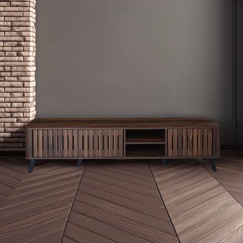  وحدة تلفزيون- 200×40×45سم- بني