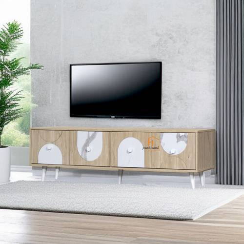  وحدة تلفزيون- 180×40×45سم- بيج
