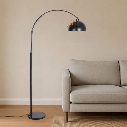  مصباح ارضى معدنى اسود - 150×30