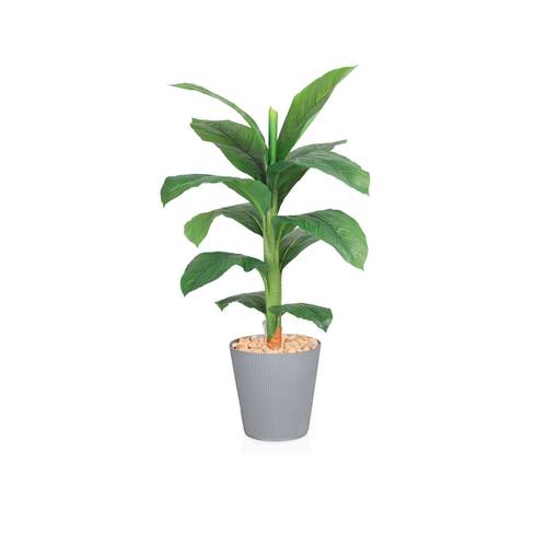 شجره ورق موز حوض بلاستيك - 110 سم 