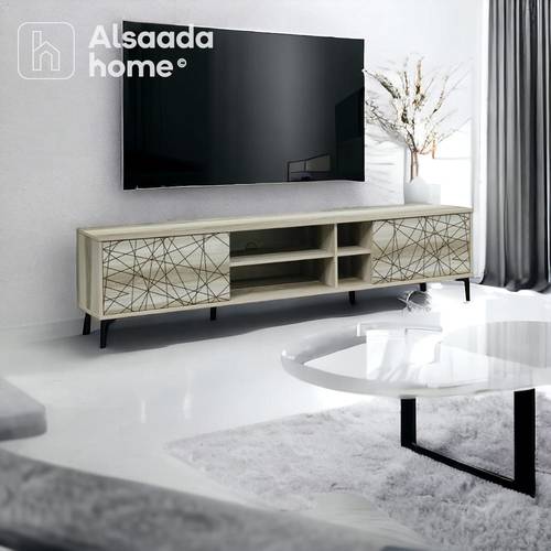 وحدة تلفزيون خشبي - 180×40×45 سم