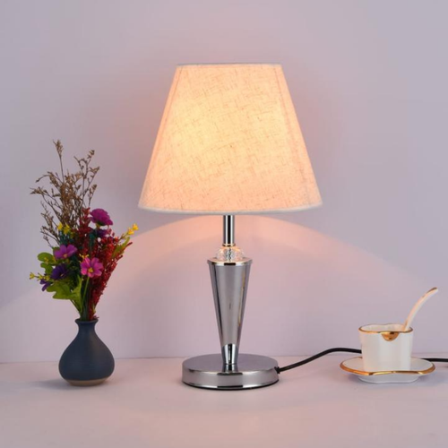    مصباح طاوله فضى 17×52 سم