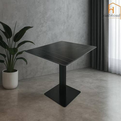 طاولة خدمة مفرد -حديد سيراميك -60*60*74 سم